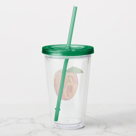 Verre En Acrylique Parties scintillant (Dos)