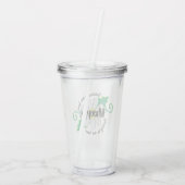 Verre En Acrylique Paruline à bec blanche (Dos)