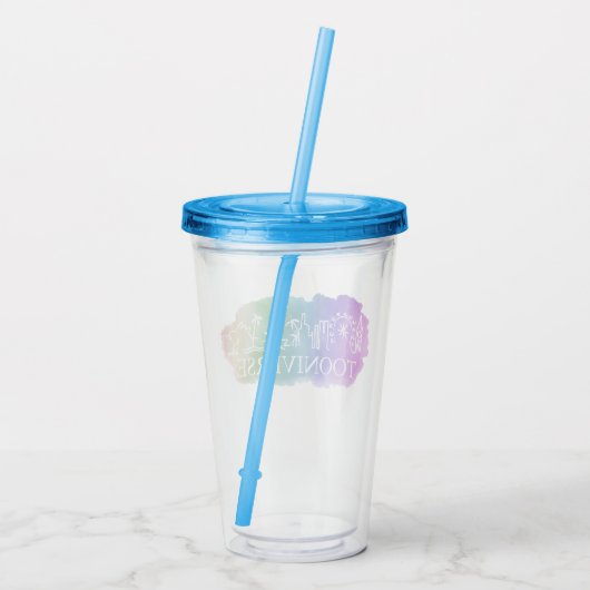 Verre En Acrylique Paruline à tondeuse en acrylique (Dos)