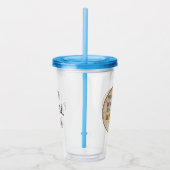 Verre En Acrylique Paruline Acrylique Blu Pessah 16 oz Table des enfa (Droite)