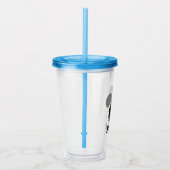 Verre En Acrylique Paruline acrylique de lapin de Pâques personnalisé (Droite)