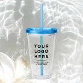 Verre En Acrylique Paruline en acrylique avec paille sans minimum