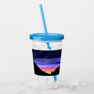 Verre En Acrylique Paruline en acrylique de nuit diamant