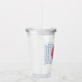 Verre En Acrylique Paruline MONOGRAM (Droite)