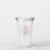 Verre En Acrylique Paruline MONOGRAM (Dos)