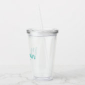 Verre En Acrylique Paruline MONOGRAM (Gauche)