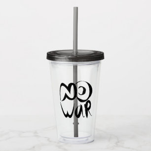 Verre En Acrylique Pas de guerre