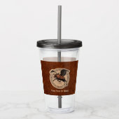 Verre En Acrylique Patch Flying Moose Aviation (Devant)