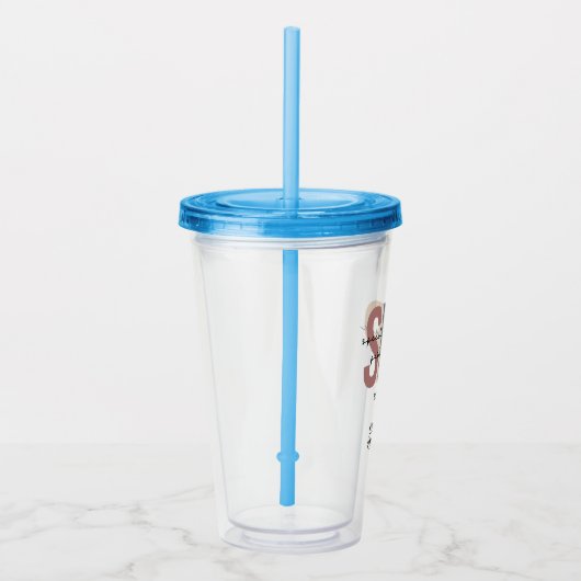 Verre En Acrylique Pathologiste orthophoniste sur mesure SLP (Droite)