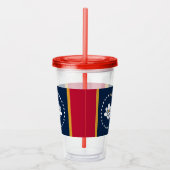 Verre En Acrylique Patriotic Acrylic Tumbler with flag of Mississippi (Droite)