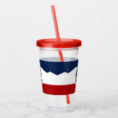 Verre En Acrylique Patriotic Acrylic Tumbler with flag of Utah, USA (Gauche)