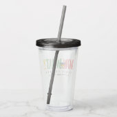 Verre En Acrylique Peanuts Woodstock Now What Graduation Funny Quote (Dos)