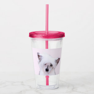 Verre En Acrylique Peinture chinoise en poudre - Art Chien