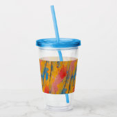 Verre En Acrylique Peinture colorée (Gauche)