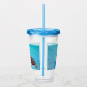 Verre En Acrylique Peinture de tortue marine (Droite)