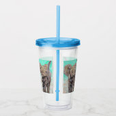 Verre En Acrylique Peinture d'éléphant bébé (Droite)