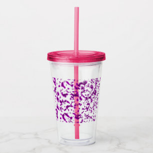 Verre En Acrylique Peinture rose