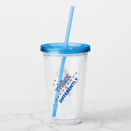 Verre En Acrylique Penser différemment 6.w (Dos)