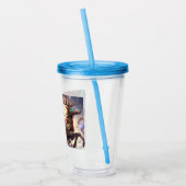 Verre En Acrylique Père Noël/Reindeer steampunk Noël/hiver (Gauche)