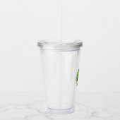 Verre En Acrylique Péridot et perles (Droite)