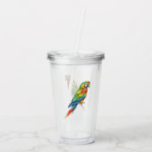 Verre En Acrylique Perroquet (Dos)