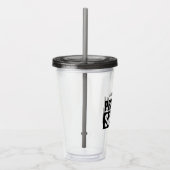 Verre En Acrylique Personalized protein shake Acrylic Tumbler cup (Droite)