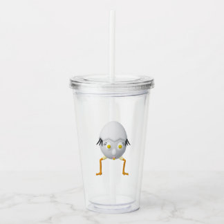 Verre En Acrylique Personnage d'œuf original RG & RA Design mignon