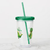 Verre En Acrylique Personnaliser Dino Acrylique Tumbler (Gauche)
