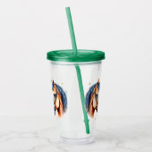 Verre En Acrylique Personnaliser la tête de cheval (Gauche)