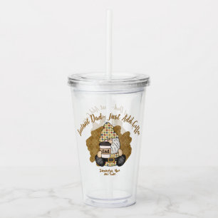 Verre En Acrylique Personnaliser pour le papa amoureux du café VINT