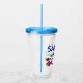 Verre En Acrylique Personnalisez la coupe de tondeuse de poisson (Droite)