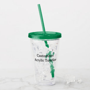 Verre En Acrylique Personnalisez Votre 16oz personnalisé, Fumé