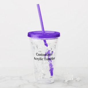 Verre En Acrylique Personnalisez Votre 16oz personnalisé, Fumée