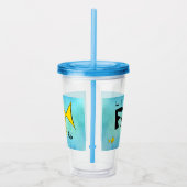 Verre En Acrylique Petit Poisson Gros Poisson Drôle (Droite)