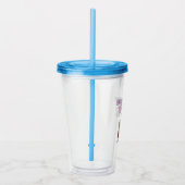 Verre En Acrylique Phil - Giving Up is for Rookies Acrylic Tumbler (Droite)