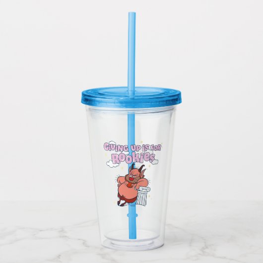 Verre En Acrylique Phil - Giving Up is for Rookies Acrylic Tumbler (Devant)