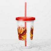 Verre En Acrylique Phoenix mythologique immortelle Créature (Devant)