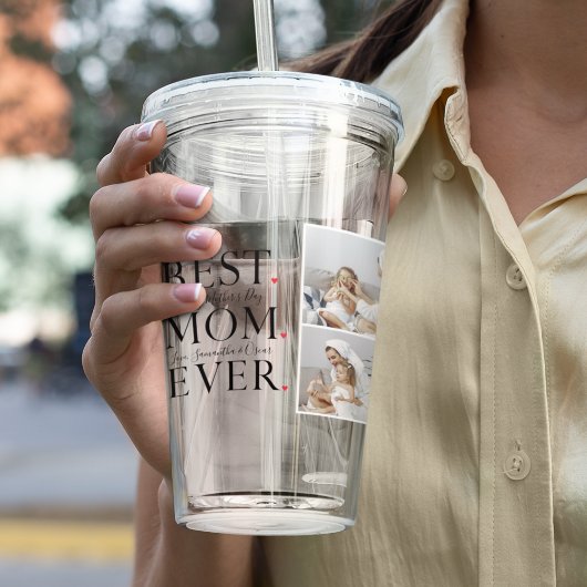 Verre En Acrylique Photo de collage moderne