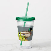 Verre En Acrylique Photo de la faune de Mallard Duck (Dos)