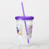 Verre En Acrylique Photo d'un joli Crocus de printemps violet (Gauche)