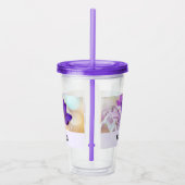 Verre En Acrylique Photo d'un joli Crocus de printemps violet (Droite)