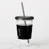 Verre En Acrylique Photo personnalisée 16e anniversaire heureux Perso (Gauche)