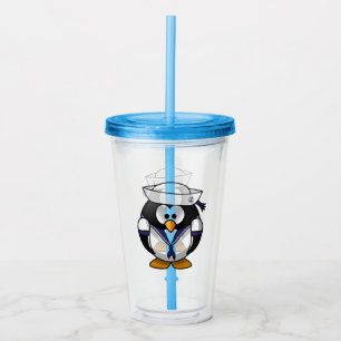 Verre En Acrylique Pingouin