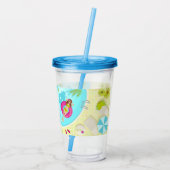 Verre En Acrylique Piscine fille en bikini plage d'été (Dos)