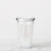 Verre En Acrylique PixDezines Quinceanera Parties scintillant Blush P (Dos)