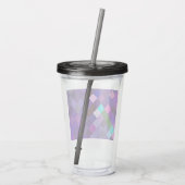 Verre En Acrylique Pixelated Pattern - Purple (Dos)