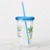 Verre En Acrylique Plage de surf mariage d'été faveurs sur mesure (Gauche)