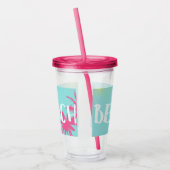 Verre En Acrylique Plage rose (Gauche)