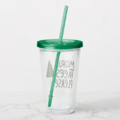 Verre En Acrylique Plus d'arbres S'il vous plaît (Dos)