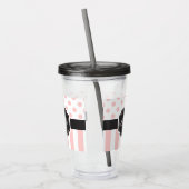 Verre En Acrylique Points et bandes (Gauche)